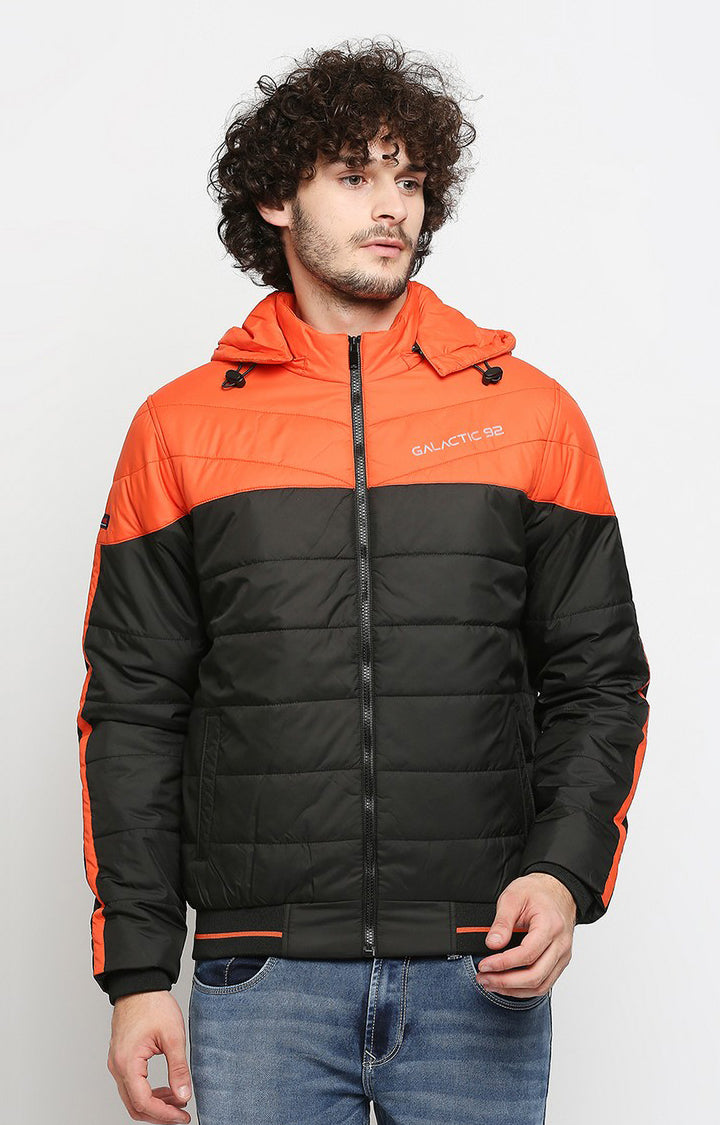 Spykar Orange Polyester Men Jacket