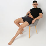 Underjeans Grey Cotton Blend Trunk