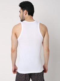 Underjeans Pack Of 2 Multicolor Cotton Blend Regular Fit Vest