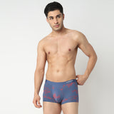Underjeans Blue Regular Fit Ultrasoft Trunk