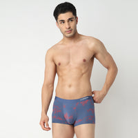 Underjeans Blue Regular Fit Ultrasoft Trunk