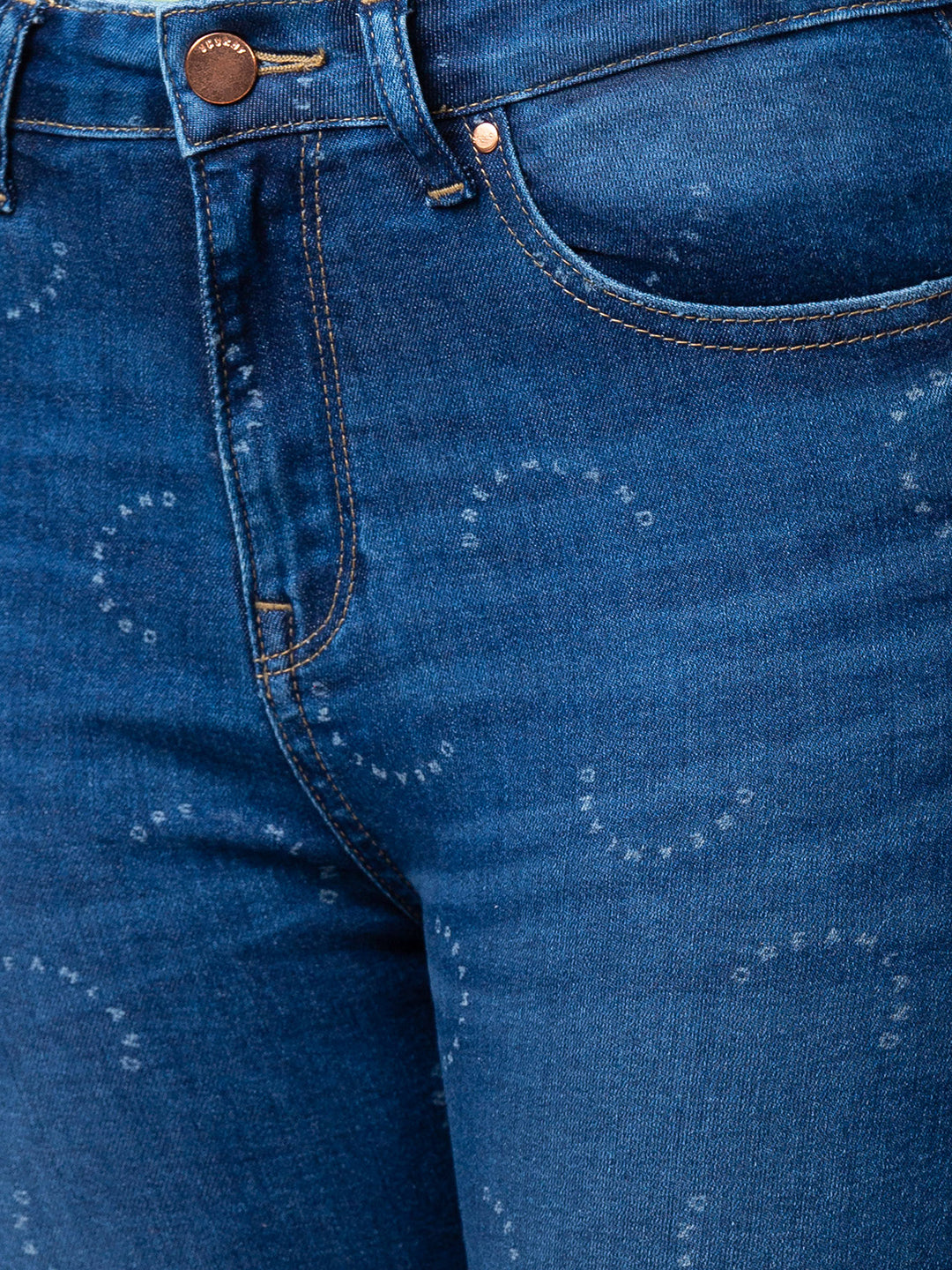 Women Alexa Jeans Super Skinny Fit Mid Blue High Rise