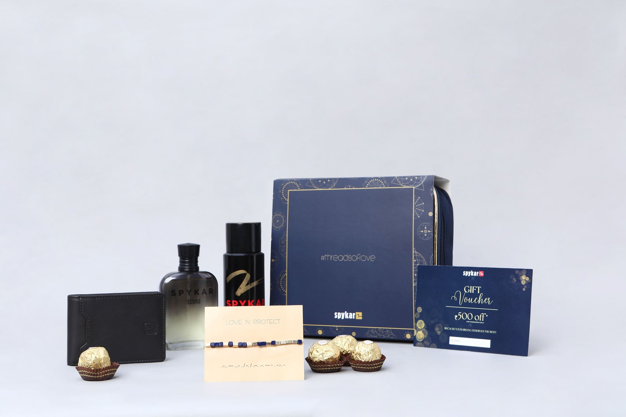 Spykar Raksha B and han Hamper- Best Gift For Siblings