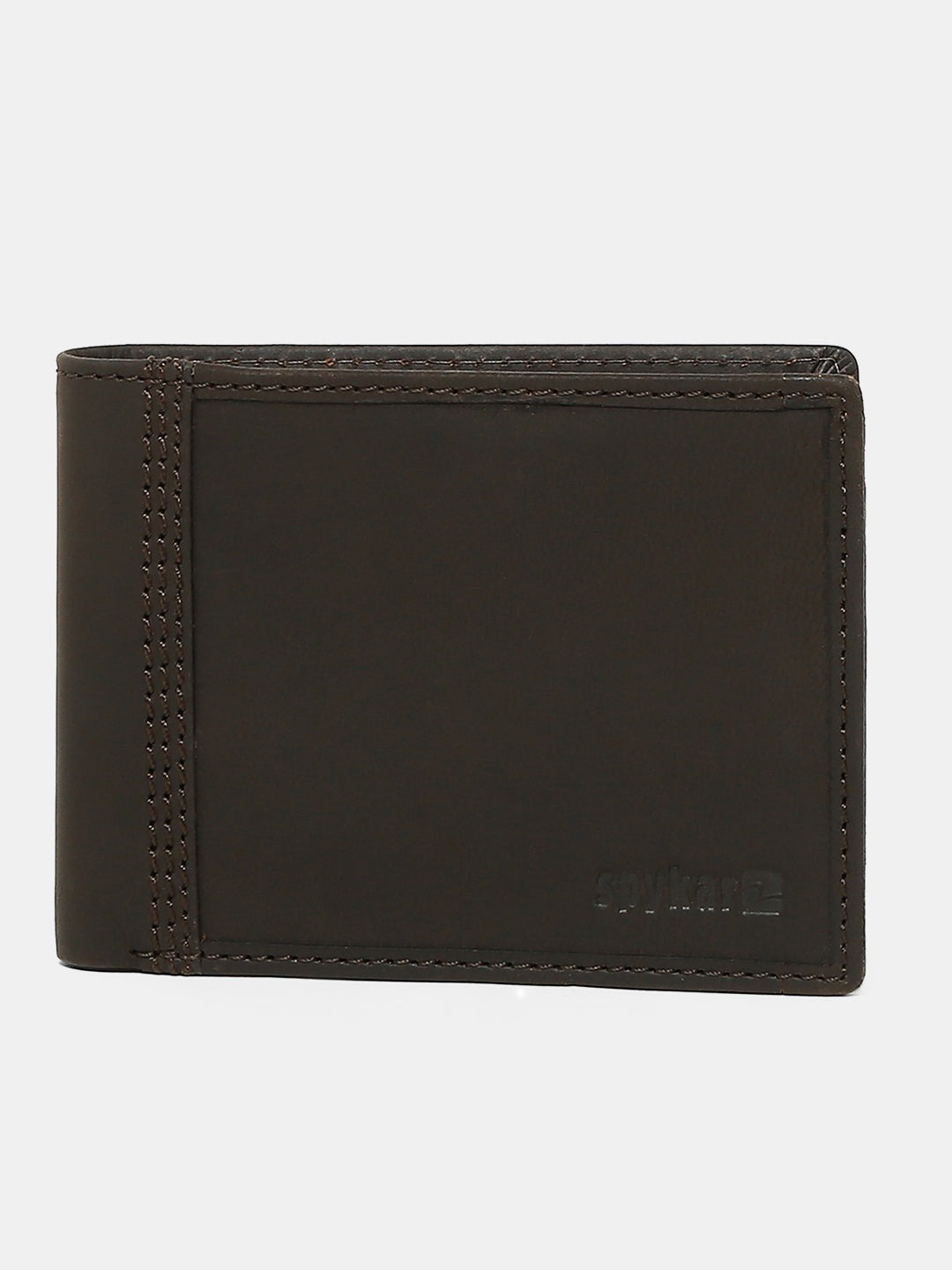 Spykar Men Brown Leather Wallet