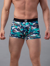 Men Premium Camo 2 Cotton Blend Trunk- Underjeans By Spykar