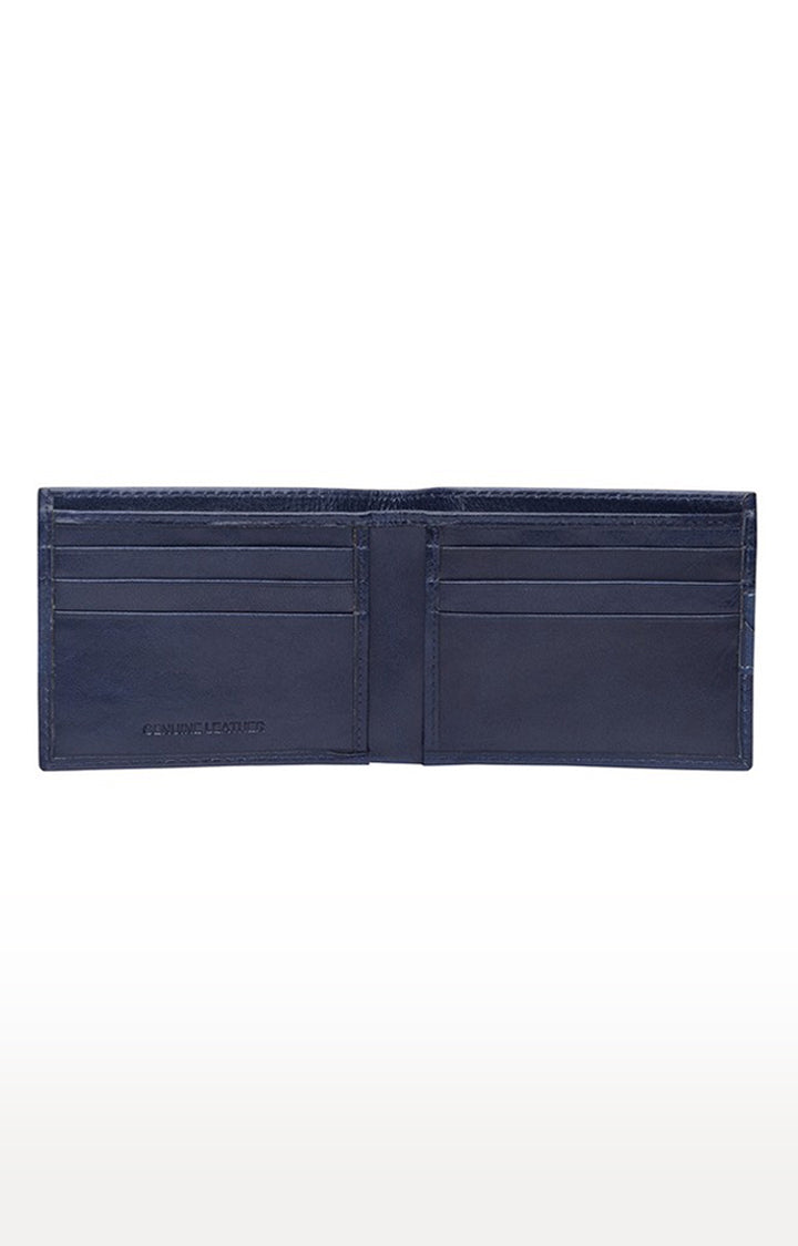 Spykar Men Navy Genuine Leather Wallet