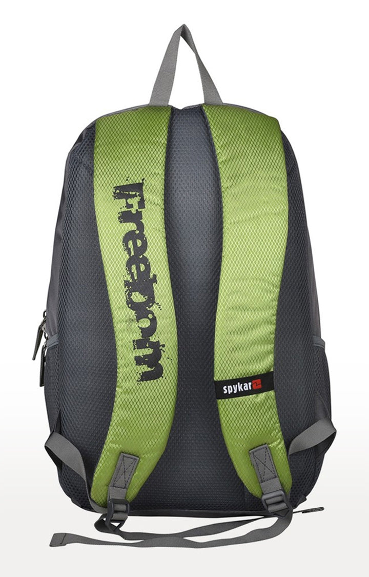 Spykar Grey Printed Laptop Bag