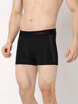 Underjeans By Spykar Men Premium Black & Olive Cotton Blend Regular Fit Trunk - Pack Of 2