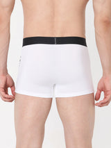 Underjeans By Spykar Men Premium White Cotton Blend Trunk