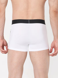 Underjeans By Spykar Men Premium White Cotton Blend Trunk