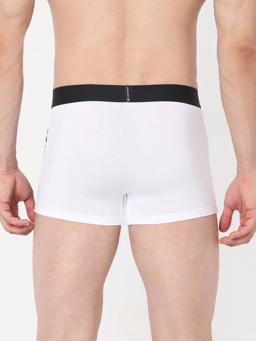 Underjeans By Spykar Men Premium White Cotton Blend Trunk
