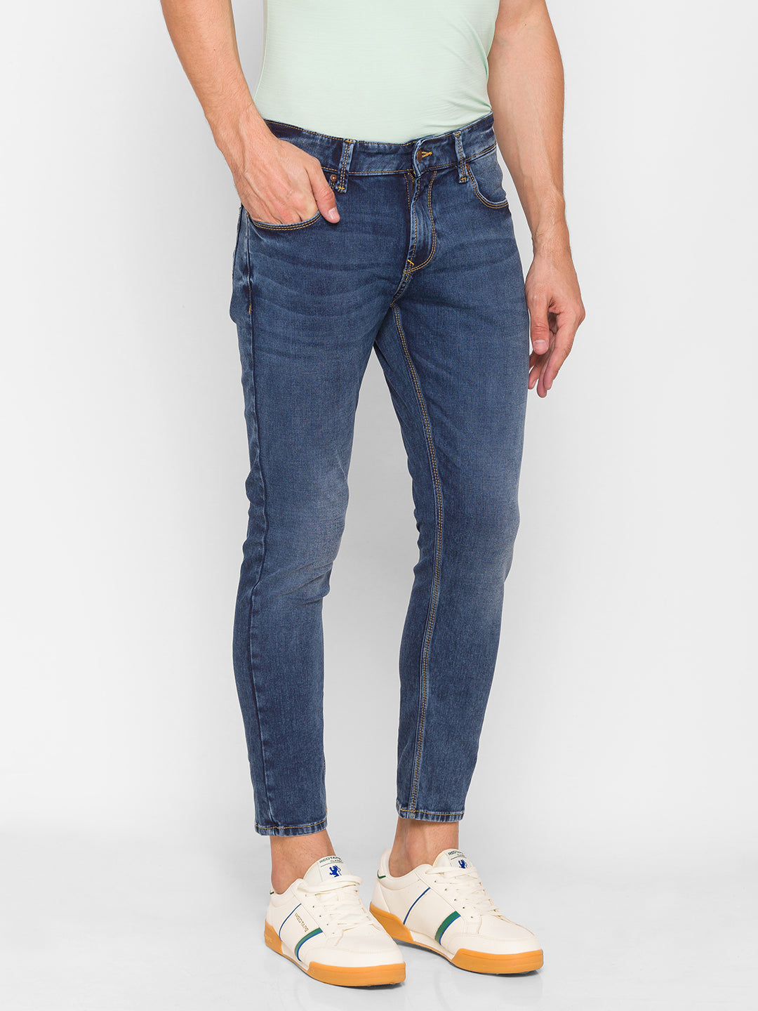 Spykar Blue Cotton Men Jeans (Kano)