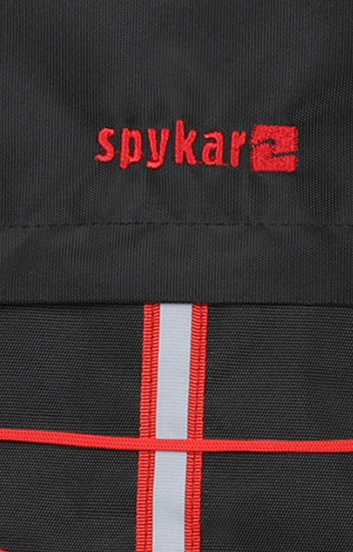 Spykar Black Solid Backpack