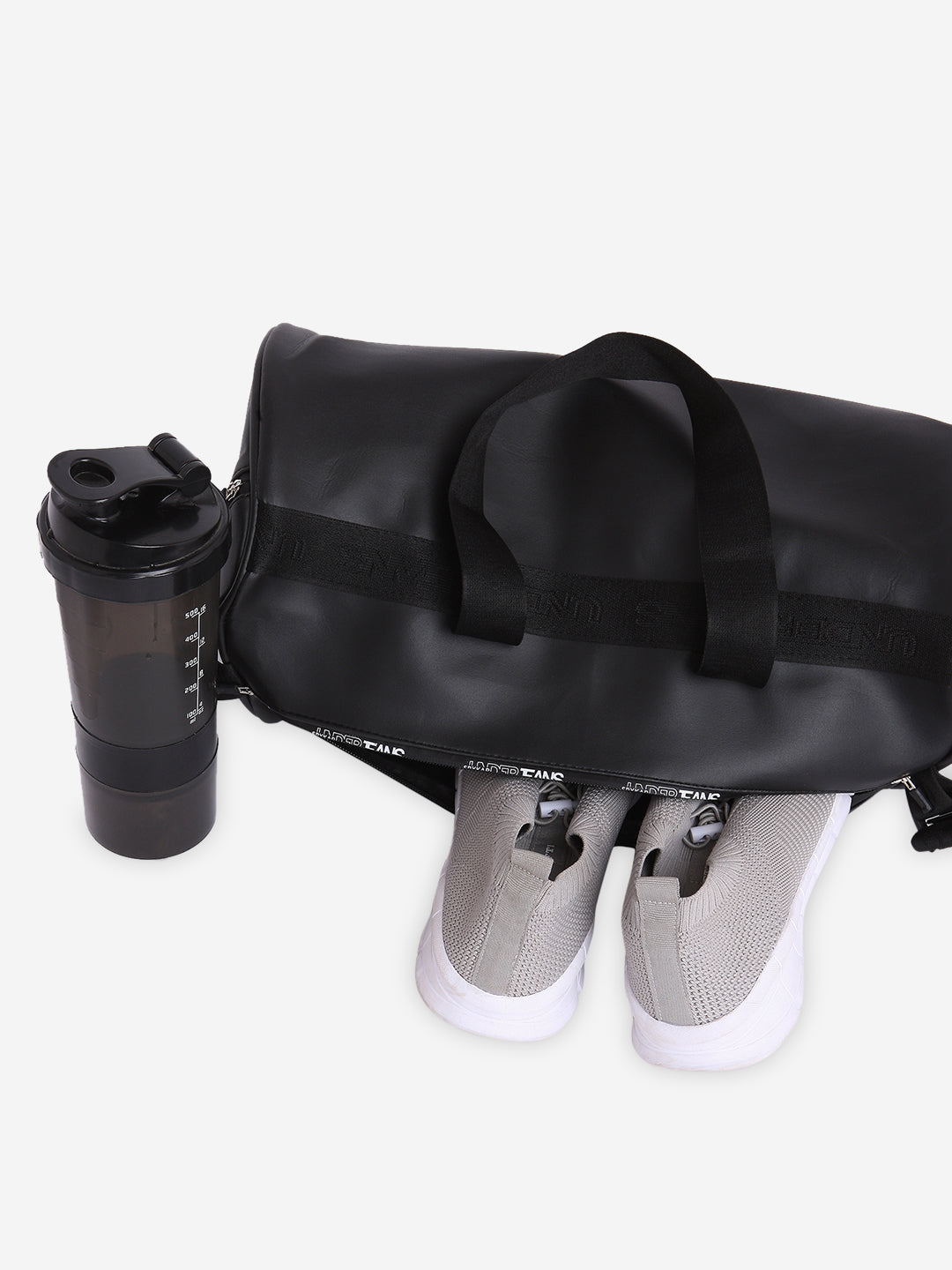 Black Duffle - Gym Bag- Underjeans By Spykar