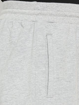 Men Premium Grey Cotton Blend Shorts - Underjeans By Spykar