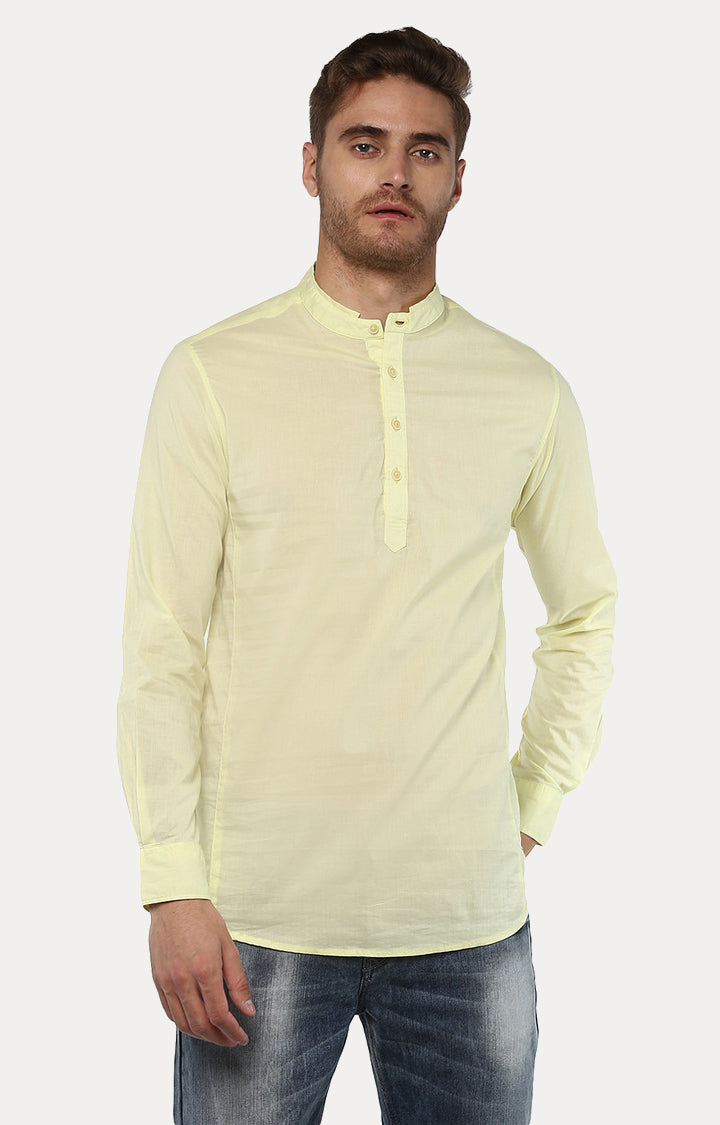 Spykar Men Lemon Solid Slim Fit Casual Shirt