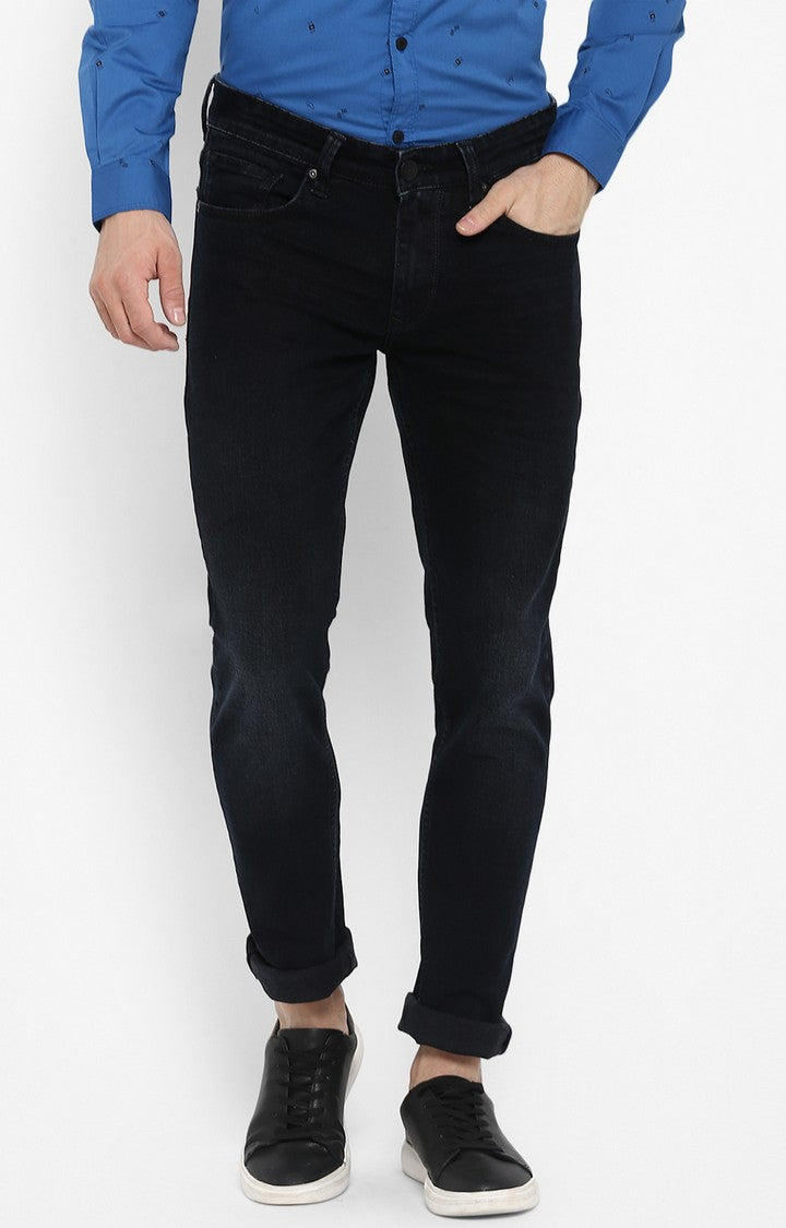 Spykar Men Blue Solid Skinny Fit Jeans