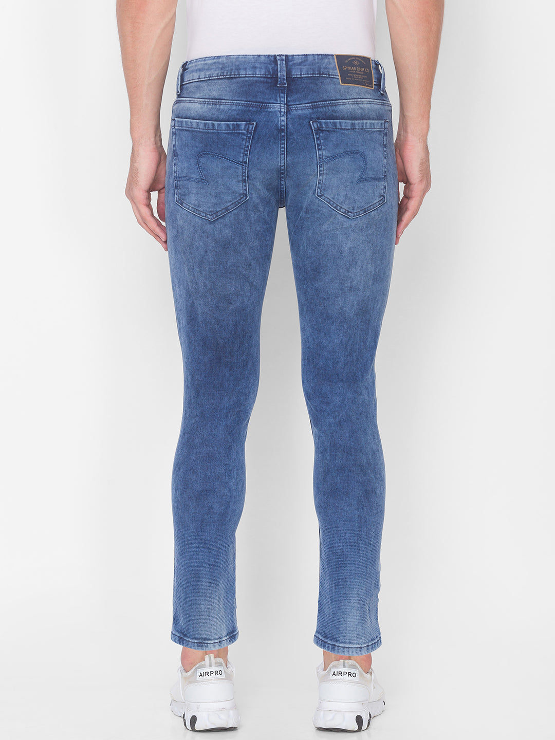 Spykar Men Mid Blue Cotton Jeans (Kano)