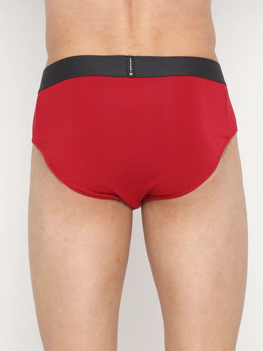 Men Premium Assorted Cotton Blend Brief Pack Of 2- Underjeans By Spykar