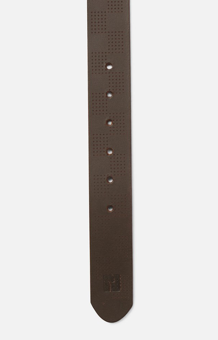 Spykar Brown Genuine Leather Belt