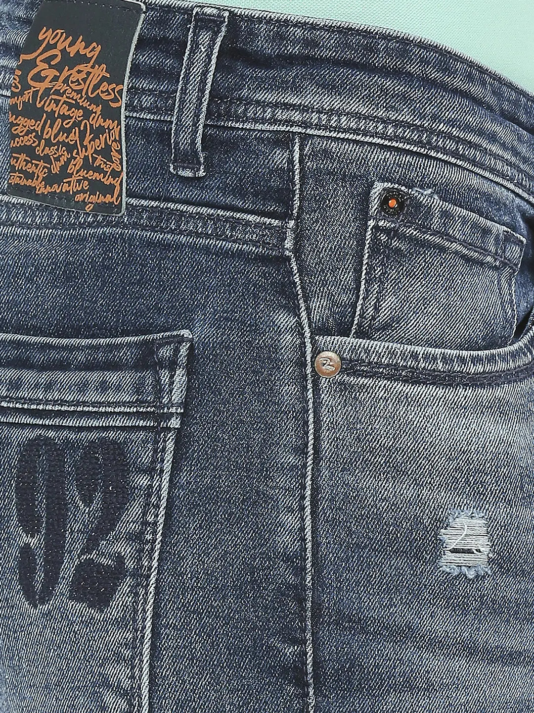 Spykar jeans pocket deals design