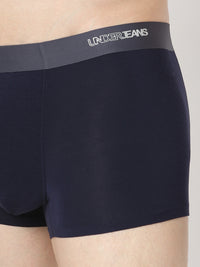 Underjeans by Spykar Men Super Premium Bonded Elastic Navy Trunk