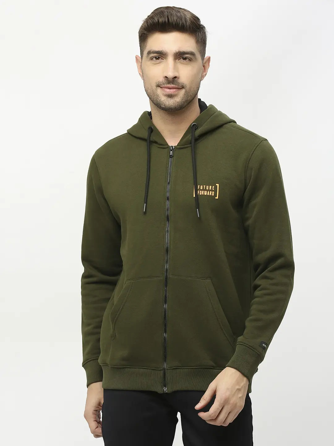 Spykar sweatshirt 2025 with zipper