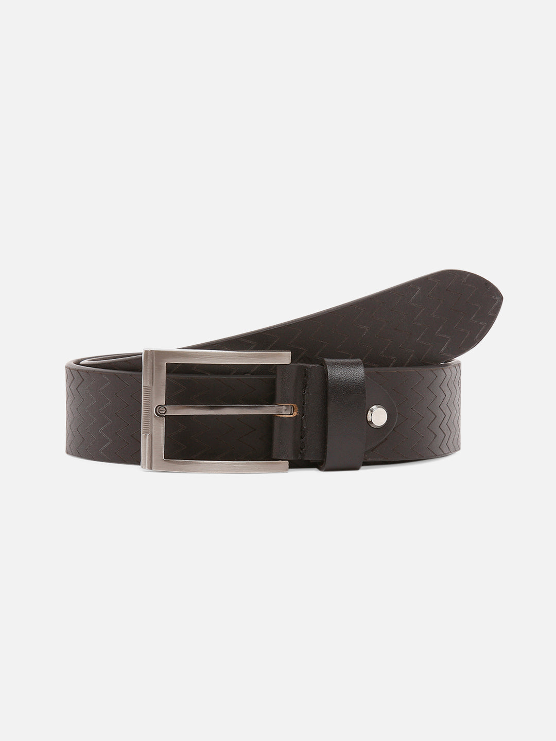 Spykar Men Black Leather Belt