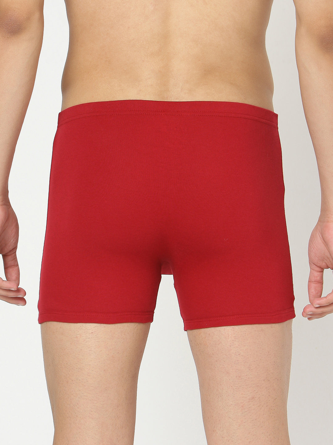 Men Premium Cotton Blend Maroon Trunk - (Pack of 2)- UnderJeans by Spykar