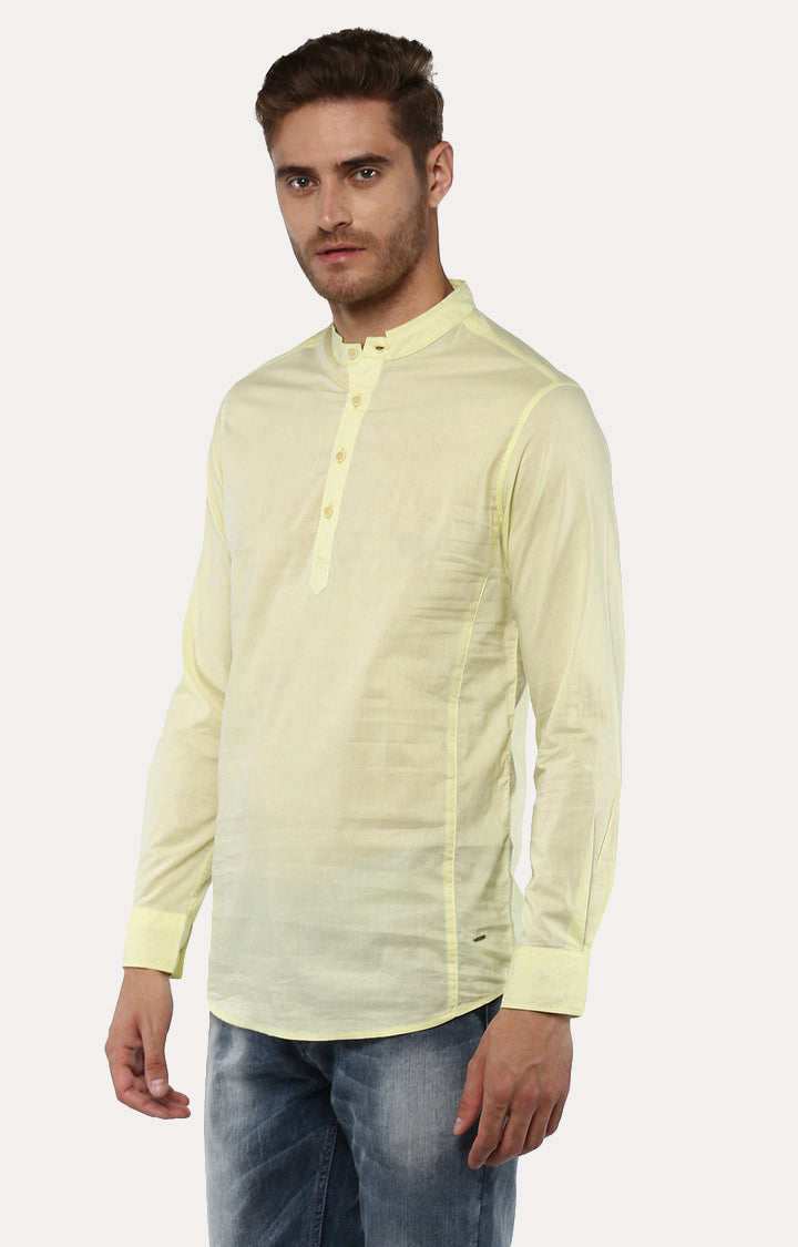 Spykar Men Lemon Solid Slim Fit Casual Shirt