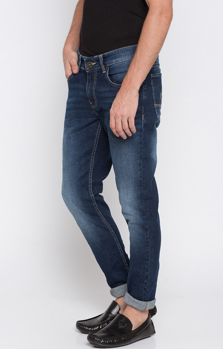 Spykar Men Cotton Low-Rise Skinny Jeans