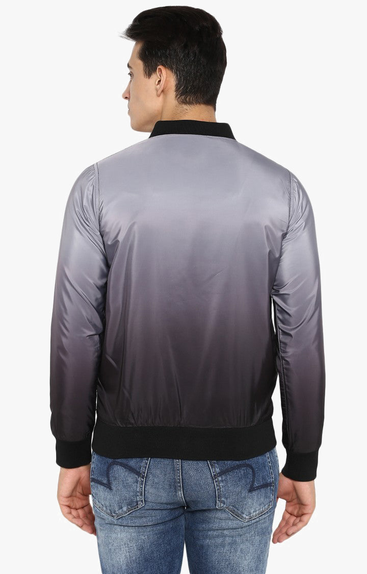 Spykar Grey Polyester Slim Fit Jacket For Men