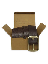 Spykar Men Brown Leather Belt