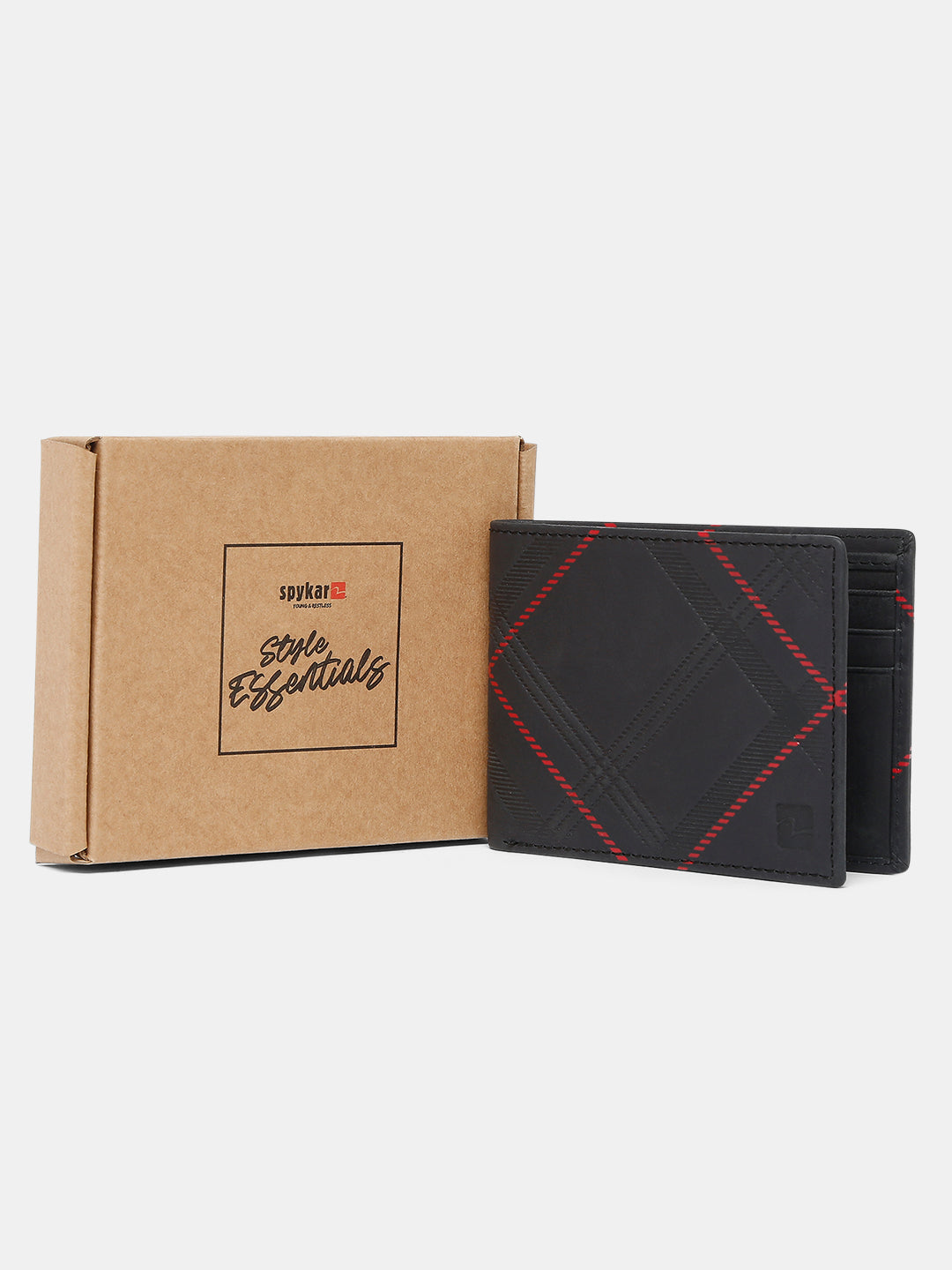 Spykar Men Black Leather Wallet