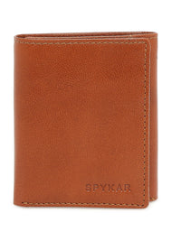 Spykar Tan Leather Wallet