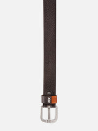 Spykar Men Black Leather Belt