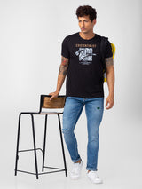 Spykar Men Mid Blue Cotton Slim Fit Narrow Length Jeans (Skinny)