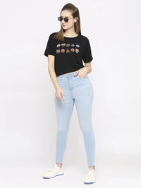 Spykar Women Light Blue Lycra Super Skinny - Clean Look High Rise Jeans-(Alexa)