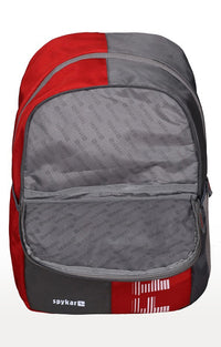 Spykar Red Printed Backpack