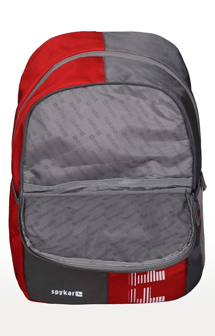Spykar Red Printed Backpack