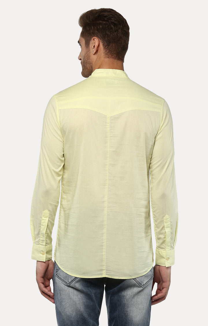 Spykar Men Lemon Solid Slim Fit Casual Shirt