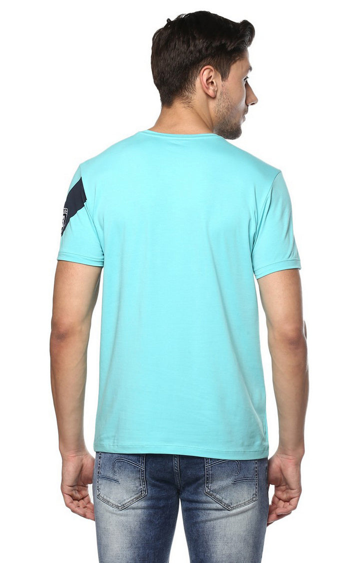 Spykar Men Aqua Solid Slim Fit T-Shirt