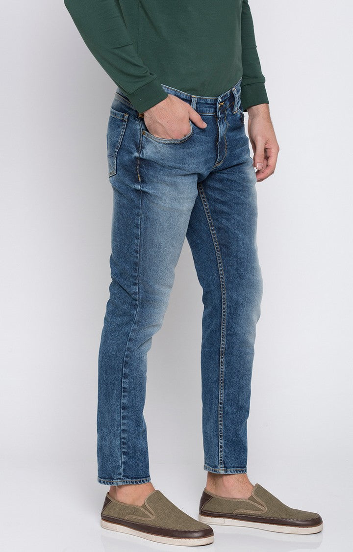 Spykar Men Cotton Low-Rise Skinny Jeans