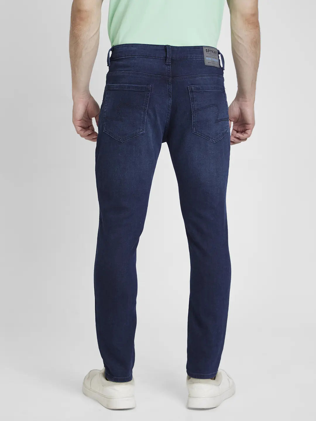 Men's Jeans Slim Fit with Suspenders Navy Blue Bolf KS2056