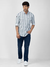 Spykar Men Indigo Blue Cotton Slim Fit Narrow Length Jeans (Skinny)