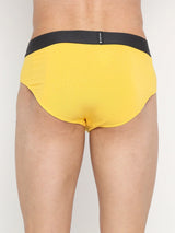 Men Premium Assorted Cotton Blend Brief Pack Of 2 - Underjeans By Spykar