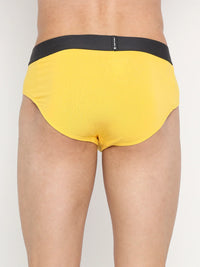 Men Premium Assorted Cotton Blend Brief Pack Of 2 - Underjeans By Spykar
