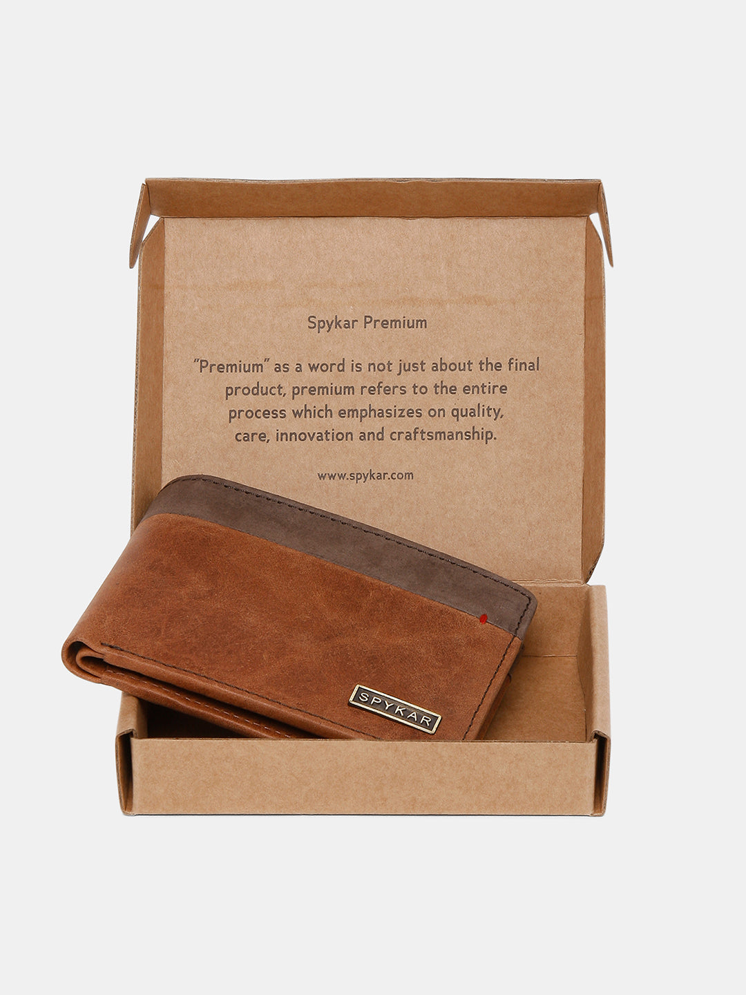 Spykar Men Brown Leather Wallet