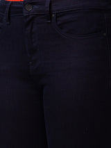 Spykar Women Dark Blue Lycra Super Skinny Fit Ankle Length Jeans (Alexa)