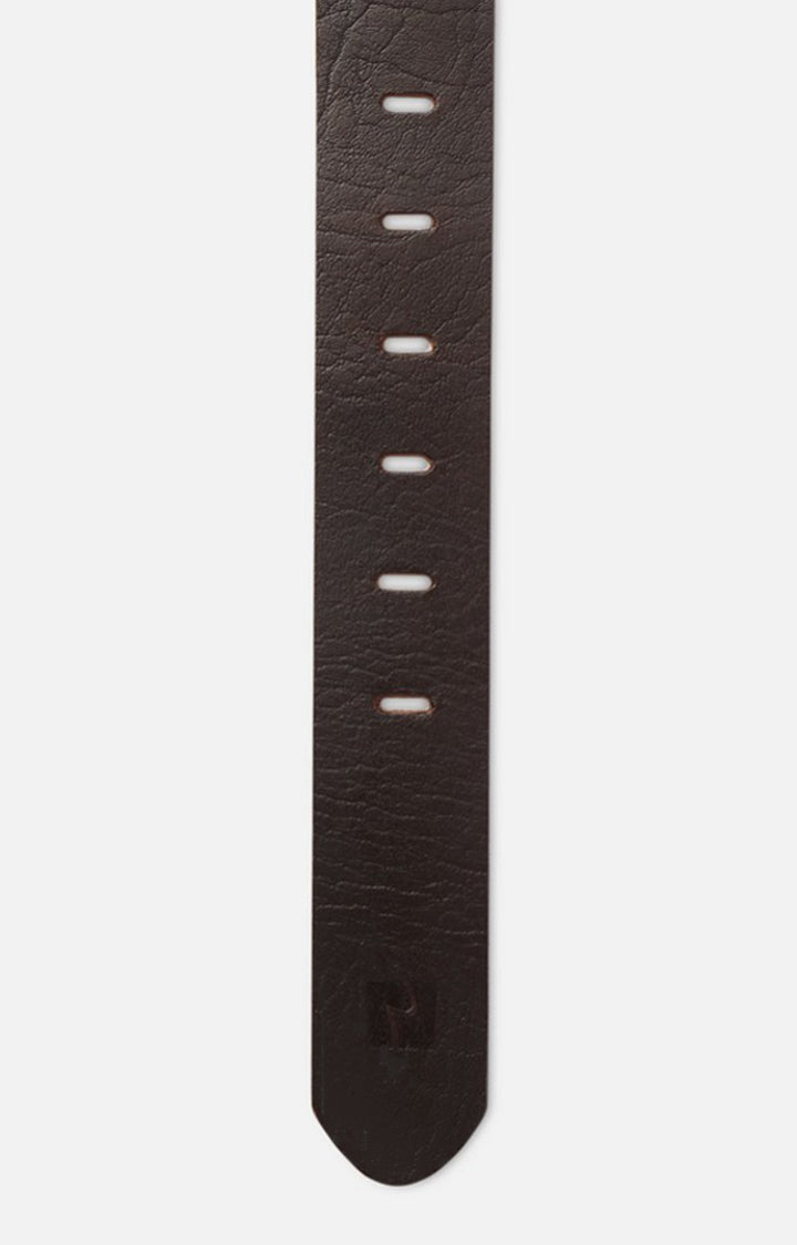 Spykar Black Genuine Leather Belt